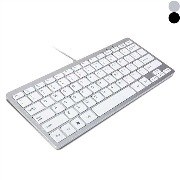 Apple-G6 78 Tasten Wired USB Mini Slim Tastatur f¨¹r PC / Notebook / Laptop / Windows 8 7 XP