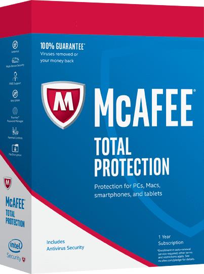 McAfee Total Protection - Abonnement-Lizenz (1 Jahr) - 1 Gerät - Download - Win, Mac, Android, iOS - Deutsch