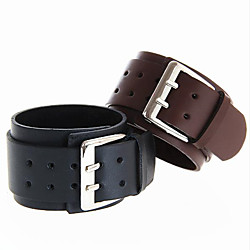 Men's Wide Bangle Retro Love Vintage Hard Leather Bracelet Jewelry 1# / 2# / 3# For Wedding Daily Lightinthebox