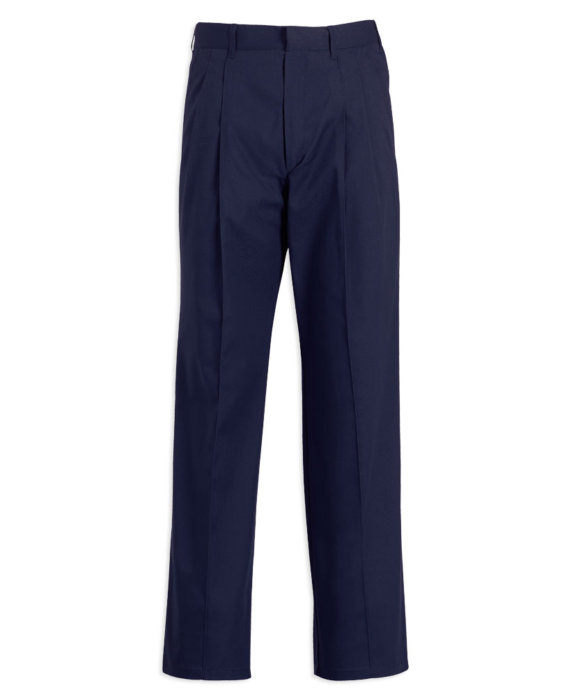 Alexandra essential mens pleat front trousers