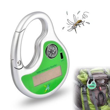 Portable Solar Powered Sonic Mosquito Repeller Pest Reject With Compass Mosquito Killer