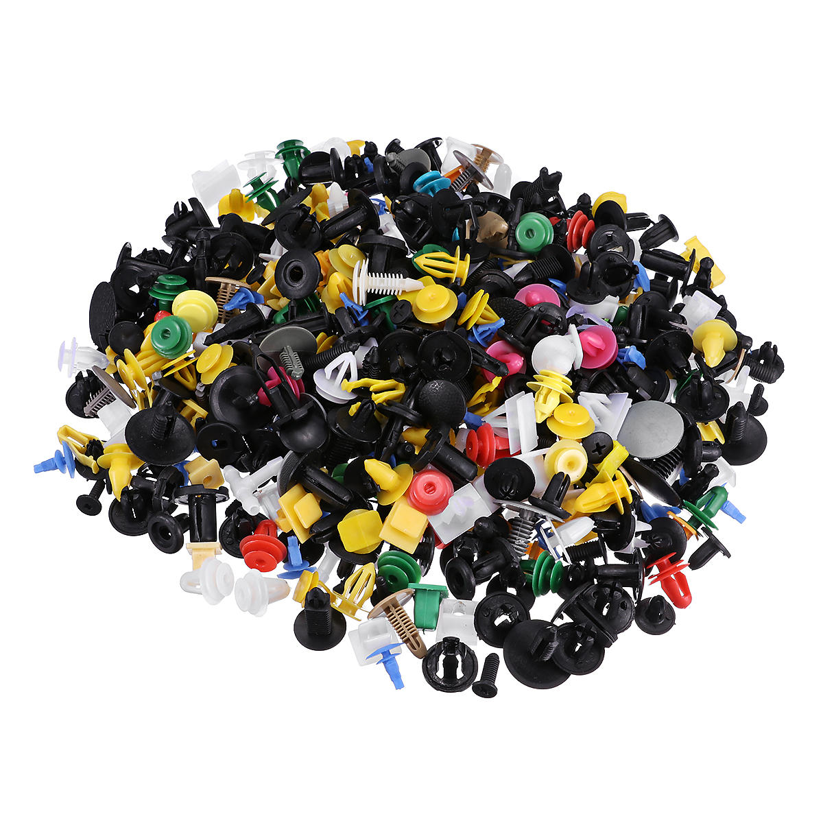 500pcs Car Fastener Cilp Car H ybrid Plastic Buckle Decorative Clip Buckle Interior Panel Buckle Door Nail