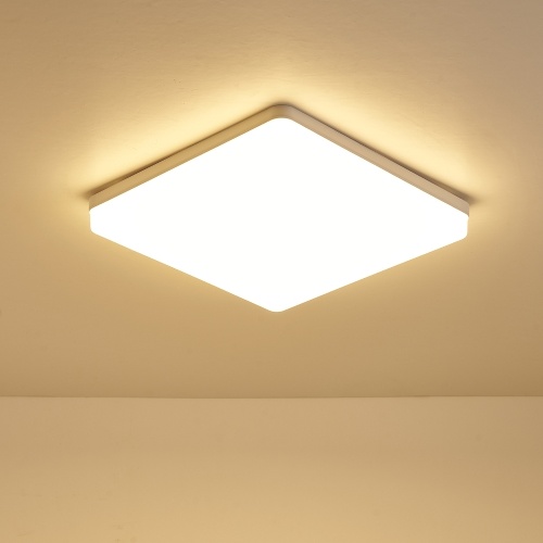 36W 6500-7000K LED plafonnier encastré plafonnier carré pour cuisine chambre couloir