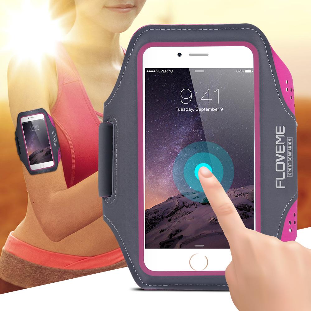 5.5'' Universal Waterproof Running Sport Armband Case For iPhone 7 6 6S Plus 5S 5 SE For Galaxy S7 S7 Edge S6 Edge Plus