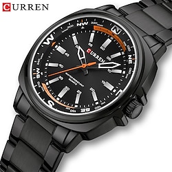 CURREN Men Quartz Watch Minimalist Fashion Business Wristwatch Waterproof Decoration Steel Watch miniinthebox