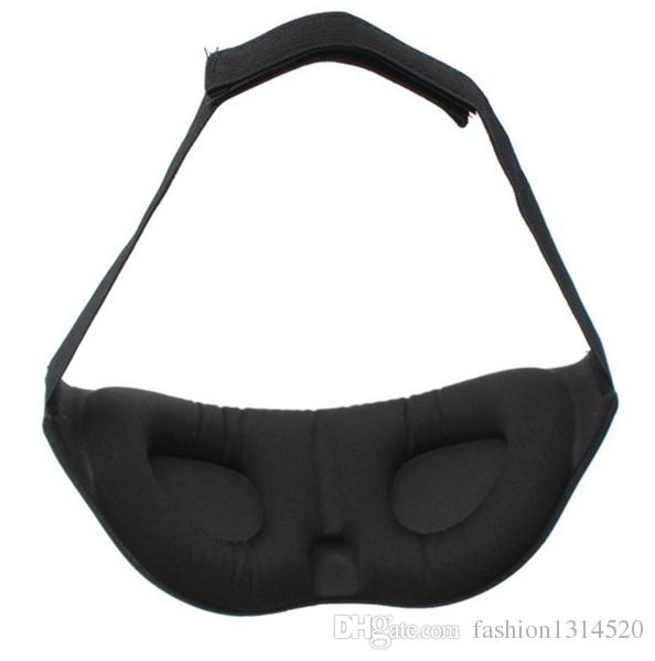 High quality 3D Memory Foam Padded Shade Cover Travel Rest Sleep Eye Mask Eyeshade Sleeping Blindfold Eyepatch Aid Relax