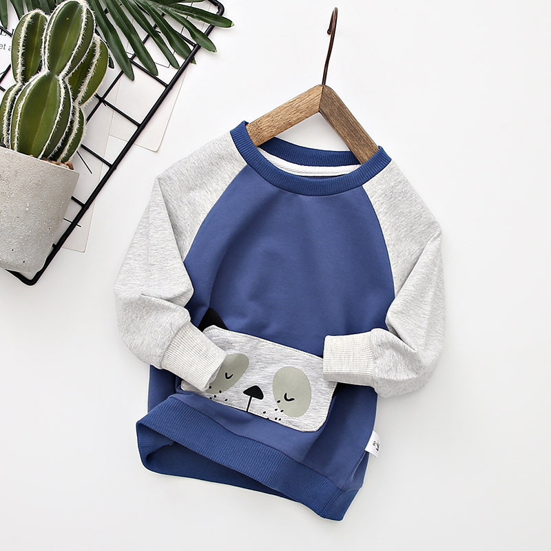 Baby / Toddler Boy Stylish Animal Deer Colorblock Pullover