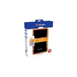 Verbatim Store n Go Portable - Festplatte - 500GB - extern (tragbar) - USB3.0 - 5400 U/min - Schwarz (53029)