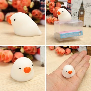Mochi Fat Pigeon Kawaii Squishy Squeeze Cute Healing Toy Collection Stress Reliever Gift Decor