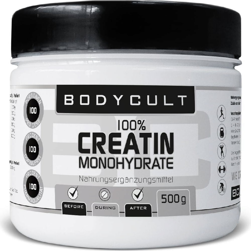 BODYCULT Nutrition BC 100% Creatin Monohydrate - 500 g Dose