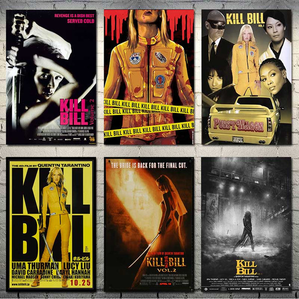 Kill Bill Hot Movie Art Silk Canvas Poster 13x20 24x36inch Wall Pictures-002