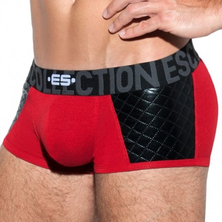 ES Collection Dystopia Quilted Boxer - Red L