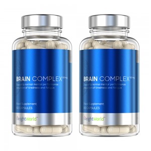 Brain Complex - Naturliche Nahrungserganzung mit Vitaminen - 2er Pack