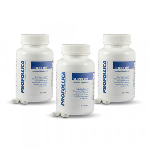 ProFollica Suplemento Nutricional - Suplemento Para El Cabello Debilitado - 60 Capsulas 3 botes