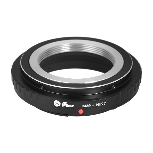 Aleación de aluminio del anillo adaptador de montaje de la lente de alta precisión Fikaz para la lente Zenit M39-Mount a la cámara sin espejo Zon Z6 Z7 de Nikon Z6