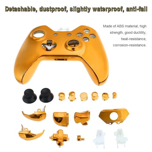 Shell gamepad Dual Shock Controller Shell funda con botones naranja para XBOX uno