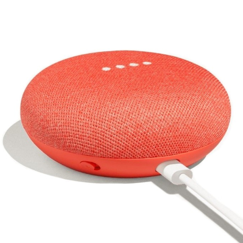 Google Home Mini Smart Speaker - Coral - Refurbished FFP