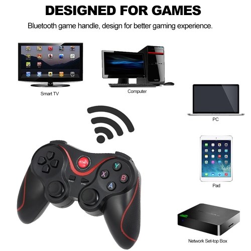 T-300 Wireless BT Gamepad Gaming Controller Joystick for Andriod PC Andriod Box Simulator Games