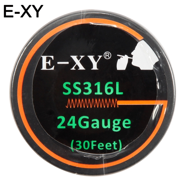 E-XY SSL316L 316L Edelstahl-24GA 30 Feet 0,51 mm Heizschlange Dr?hte 10M f¨¹r RTA RDA RBA Coil-Geb?ude