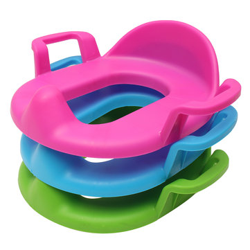 PC Soft Children Potty Training Seat Easy Clean Infant Kids Toddler Training Toilet Seat