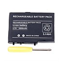 3.7v 2000mah kit de batería  herramienta paquete de baterías recargables de iones de litio para Nintendo NDS dsl lite