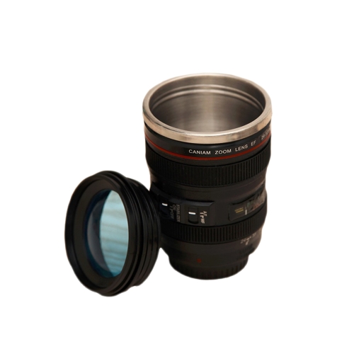 DIY Stainless Steel Vacuum Flasks Travel Coffee Mug Camera Lens Cup