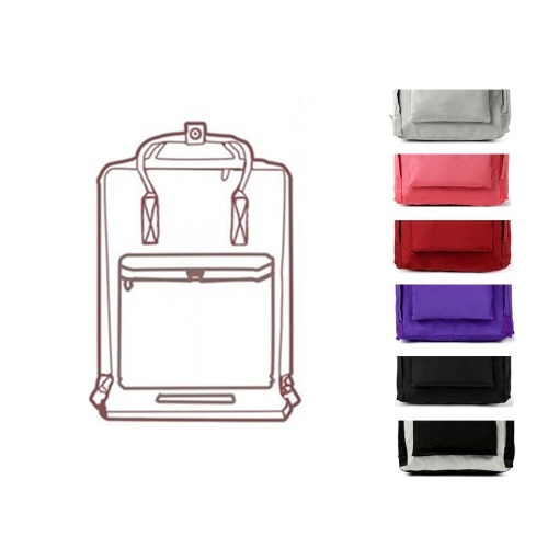 Stil Unisex Classic Rucksack Handtaschen Studenten Schulranzen