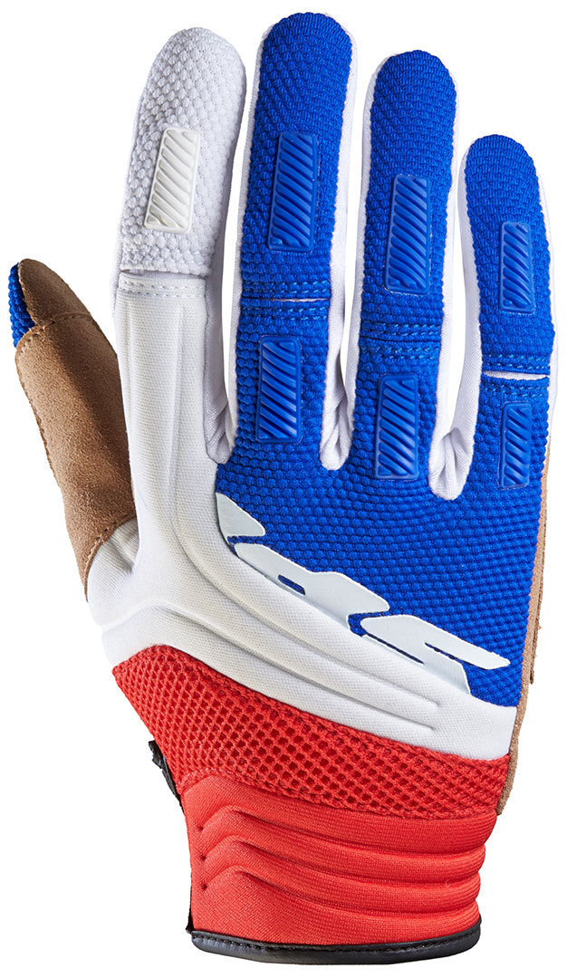 Spidi Mega-X Gloves White Red Blue 3XL
