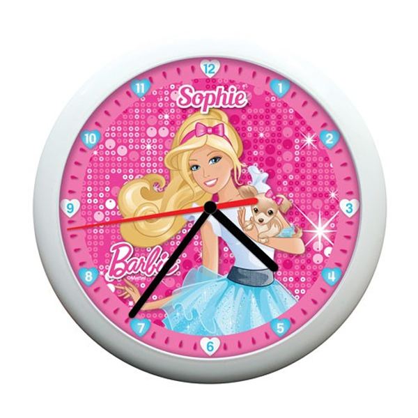 Personalised Barbie Clock