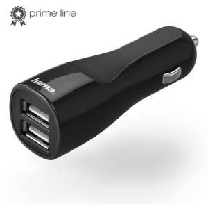 Hama Car Charger - Netzteil - Pkw - 24 Watt - 4,8 A - 2 Ausgabeanschlussstellen (USB (nur Strom)) - Schwarz (00173609)