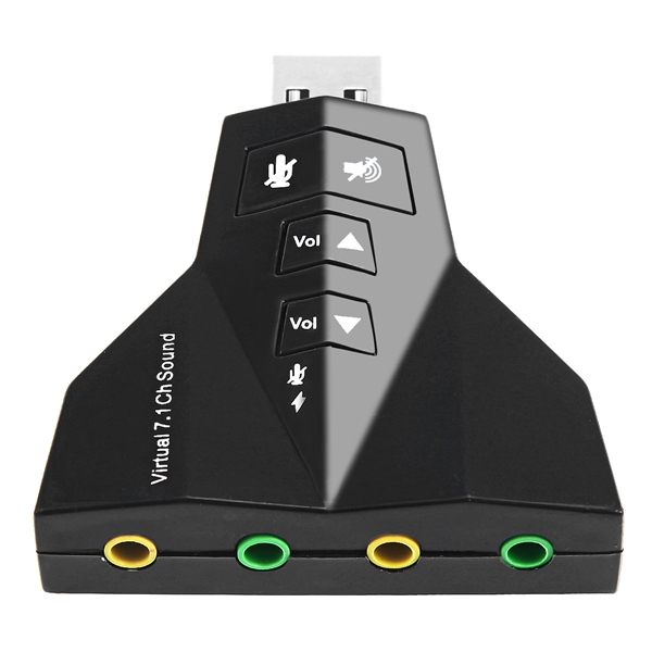 USB-Soundkarte Externe USB-Powered 7.1-CH Unabh?ngige Soundkarte f¨¹r Laptop