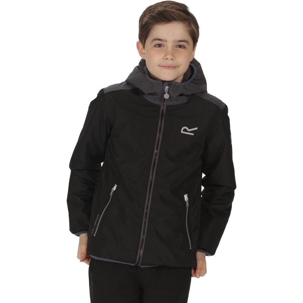 Regatta Boys & Girls Volcanics Waterproof Breathable Coat Jacket 5-6 Years - Chest 59-61cm (Height 110-116cm)