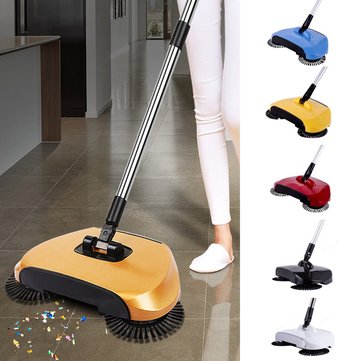 Automatic Home Househeld Hand Push Sweeper Magic Spinning Broom Household Cleaning Machine