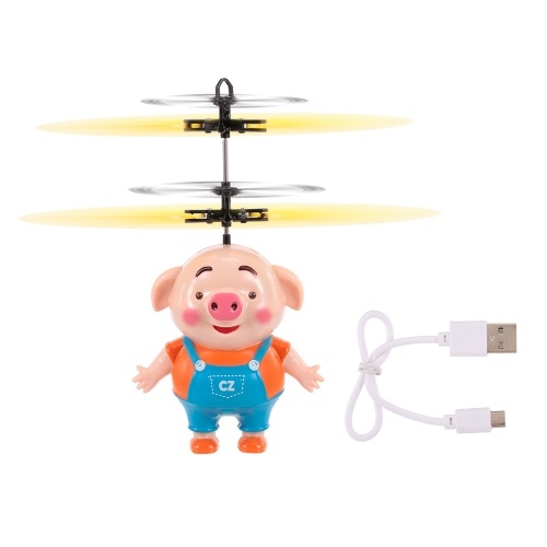 Mini Flying Piggy Infrared Induction Drone