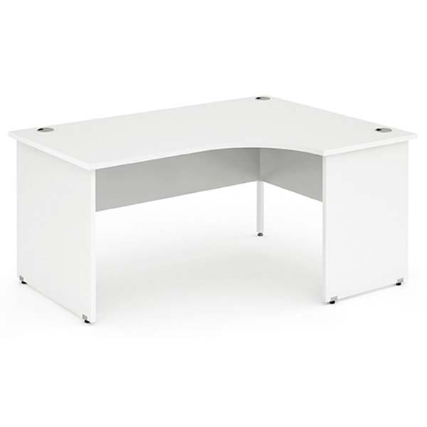 Impulse Panel End Right Hand White Corner Desk 1800mm