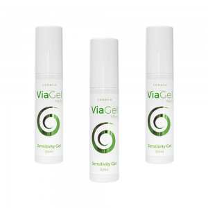 ViaGel for Men - Intimate Sensual Sensitivity Gel - 30ml Topical Application - 3 Packs