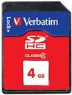 Verbatim - Flash-Speicherkarte - 4 GB - Class 4 - SDHC