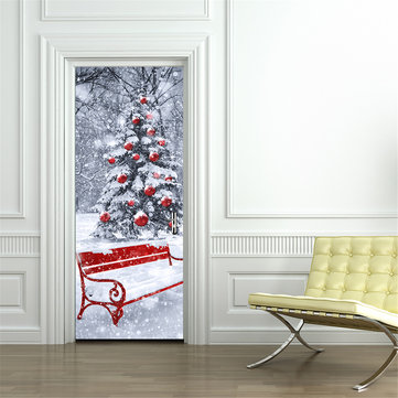 200cm 3D Door Wall Christmas Sticker