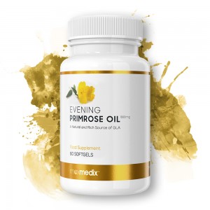 Evening Primrose Oil Softgels - Essential Fatty Acid Softgels For Menopausal Support - 60 Softgels