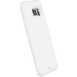 Krusell Bellö - Hintere Abdeckung für Mobiltelefon - Silikon, Thermoplastisches Polyurethan (TPU) - weiß - für Samsung Galaxy S8+