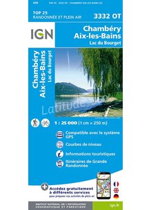 Carte 3332OT CHAMBERY - AIX LES BAINS