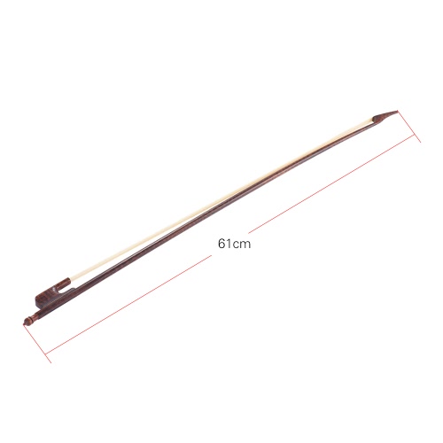 Well-balanced Baroque Style Snakewood 4/4 Cello Bow Horsehair Round Stick Outward Camber
