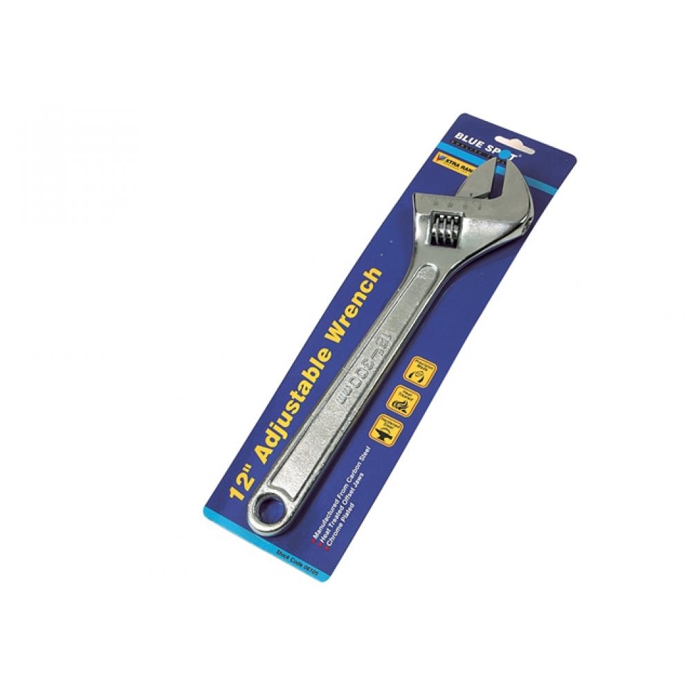 BlueSpot Adjustable Wrench 12In