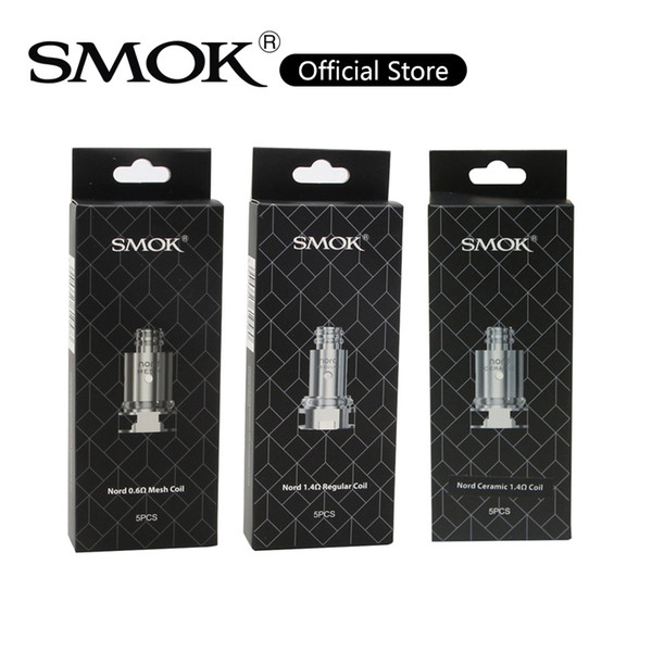 SMOK Nord Coils 0.8ohm 0.6ohm Coil 1.4ohm Regular Ceramic Coil for MTL Vaping Replacment Head For Nord Pod Kit 100% Original