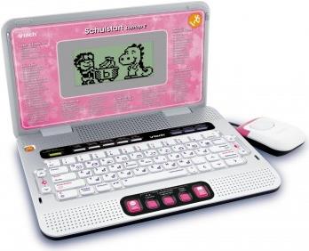 VTech Aktion Intelligenz Schulstart Laptop E - Persönliches Lern-Tool - pink (80-109794)