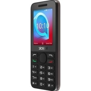 Alcatel 2038X - Mobiltelefon - 3G - microSDHC slot - GSM - 320 x 240 Pixel - TFT - RAM 64 MB - 0,3 MP - kakaofarben grau