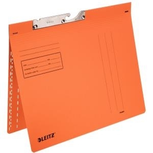 LEITZ Pendelhefter, A4, kaufmännische Heftung, orange - für den Markt: D - L - A - CH - 50 Stück (2013-00-45)