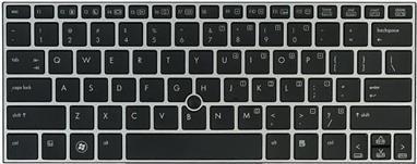 HP - Tastatur - hinterleuchtet - Türkei - für EliteBook 2170p