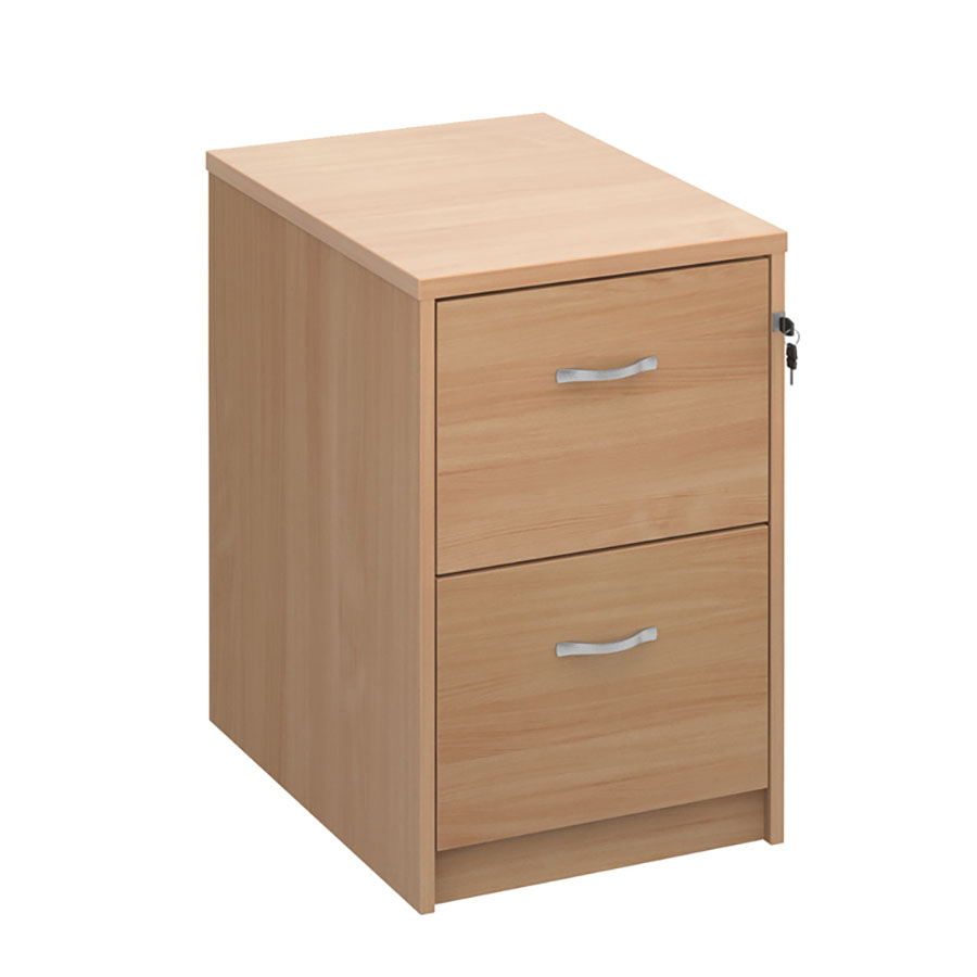 Vivo Filing Cabinet- 2 Drawers- Beech
