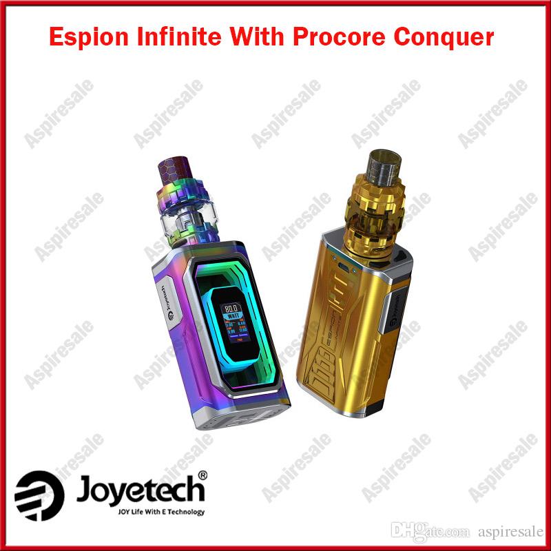 Original Joyetech ESPION Infinite Kit With 5.5ml ProCore Conquer Atomizer 230w 0.4ohm ProCA/0.15ohm ProCD Electronic Cigarette